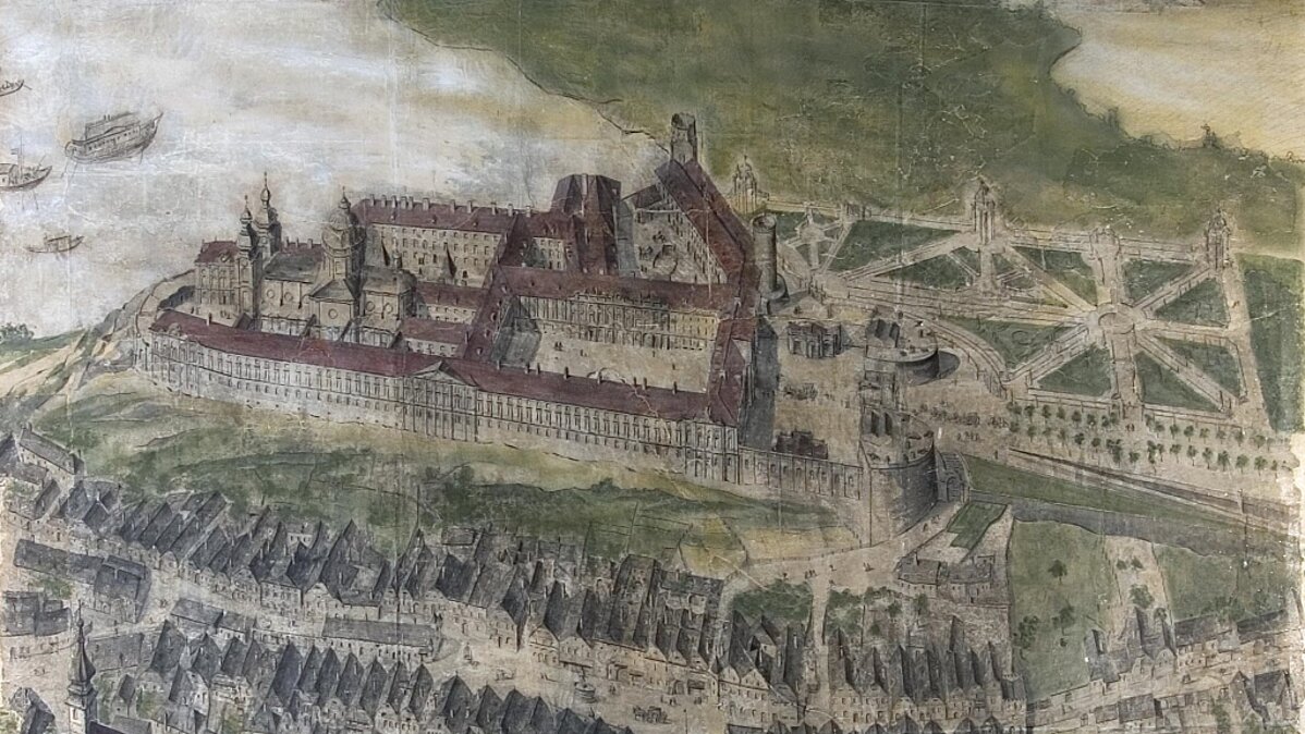 Melk Abbey painted by Franz Rosenstingl 1736