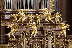 Engelfiguren der Stiftsorgel