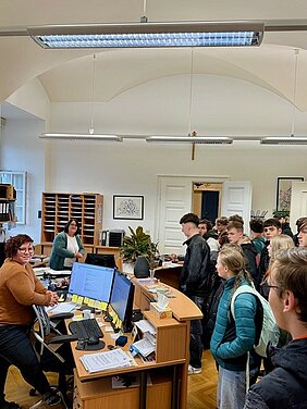 Lehrlinge in der Zentraldirektion