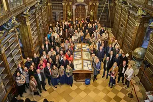 Empfang der Buchpaten Gruppenfoto