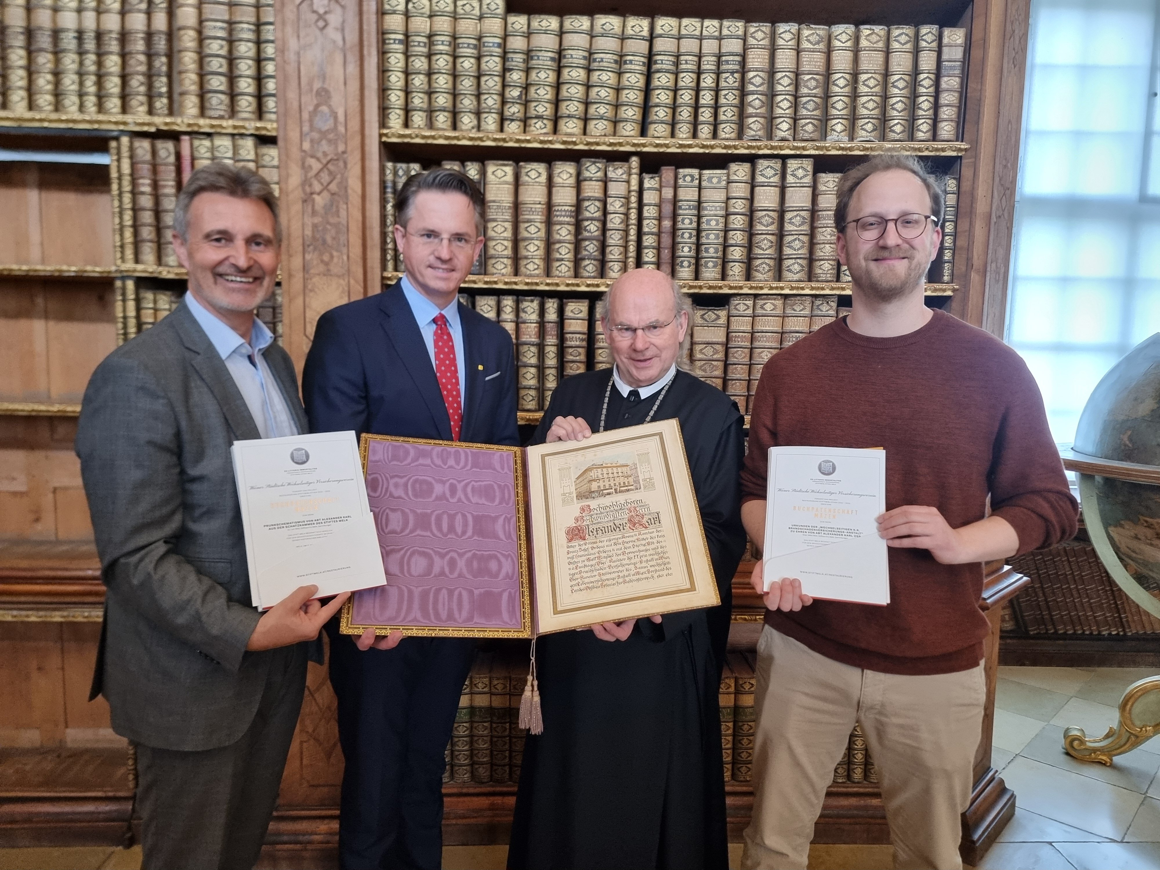 Landesdirektor Schmuckenschlager im Stift Melk 