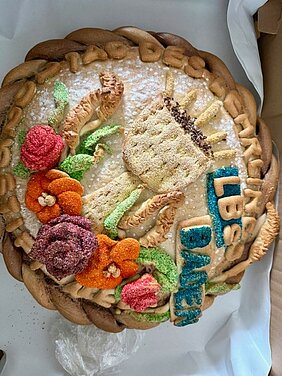 verziertes Brot anlässlich des Tages der Lehrlinge