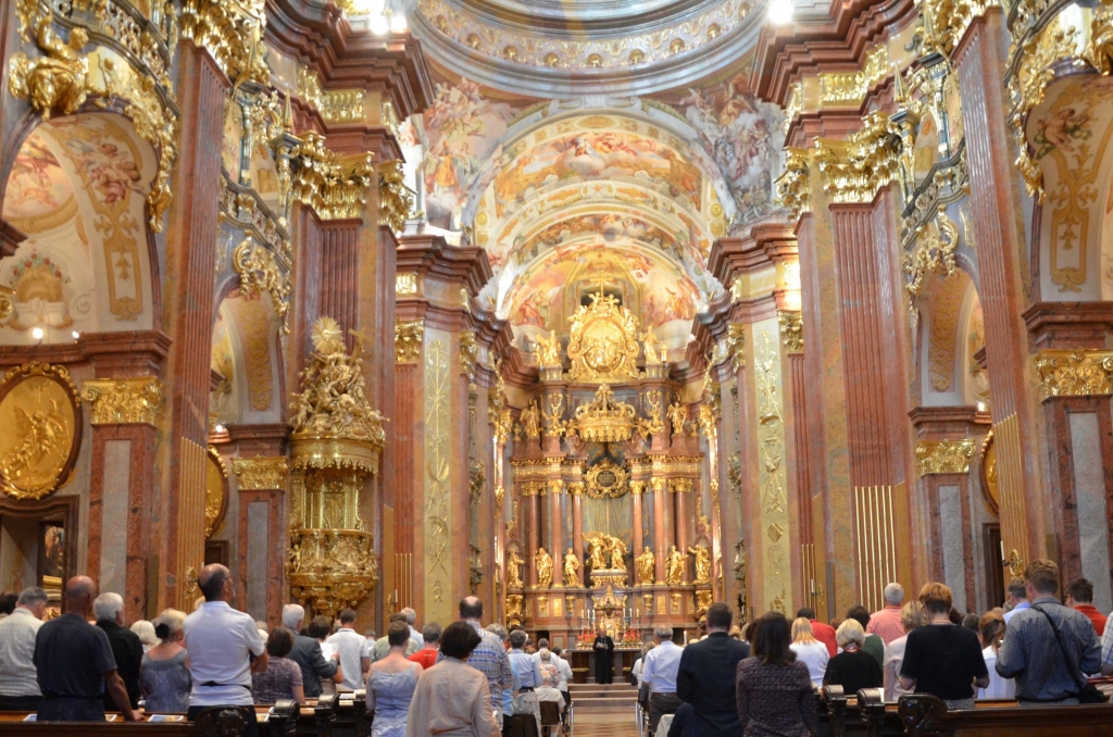 Service in the Abbey Church