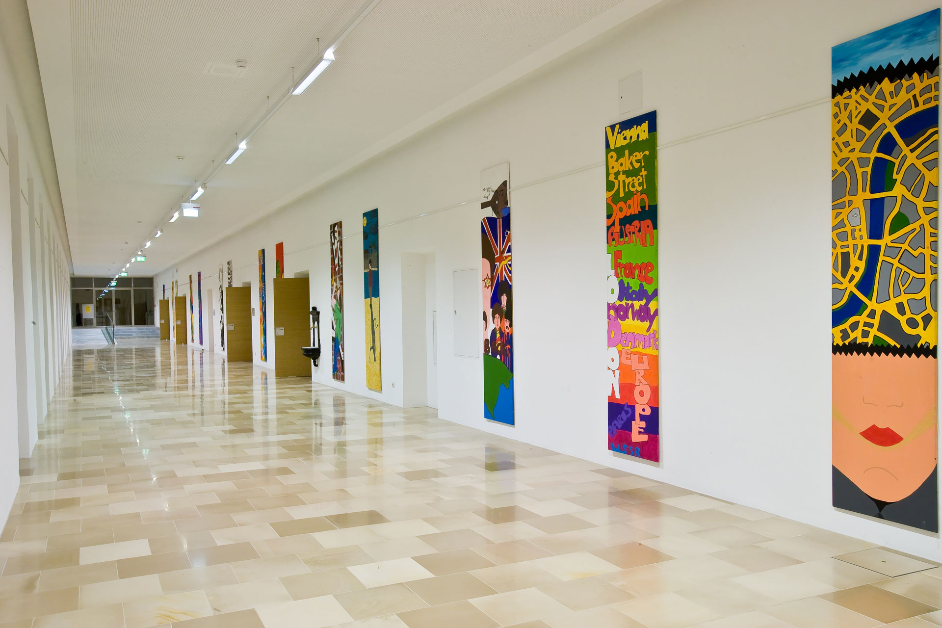 School corridor Melk Abbey School